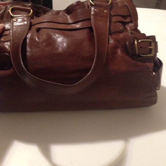 Authentic leather satchel LENA - Picture 3 of 4