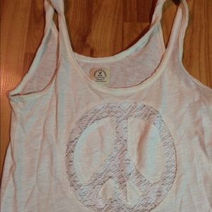 Cute peace sign tank top