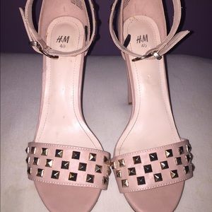Blush Gold Studded Heels
