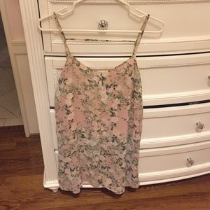 Floral Low Back Pink Sundress Dress Backless Cute