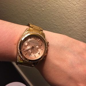 Michael Kors Rose-Gold Watch