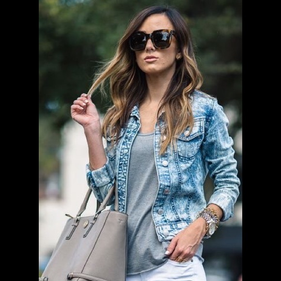 Jackets & Blazers - Acid denim jacket