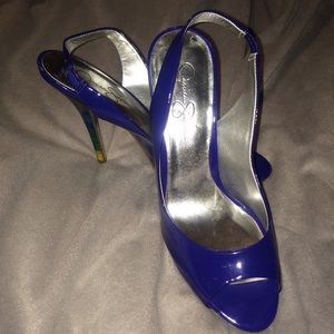 Jessica Simpson Patton leather heels