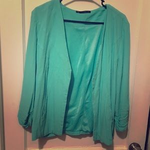 Teal Blazer