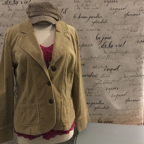 Venezia Jackets & Blazers - Venezia Tan corduroy jacket