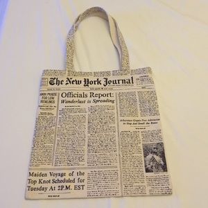 Kate Spade Newspaper Shopping tote