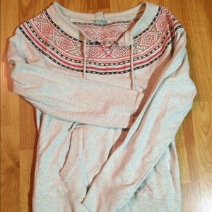 Soft tan unlined sweatshirt