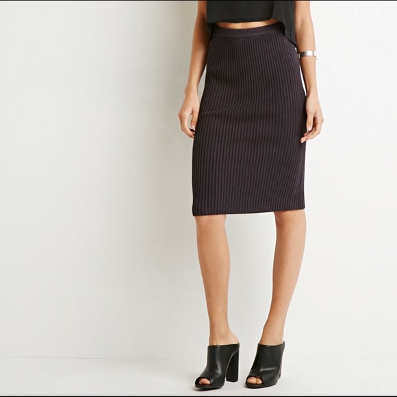 Forever 21 Ribbed Skirt