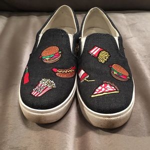 Chiara Ferragni Slipons with Snack Foods!