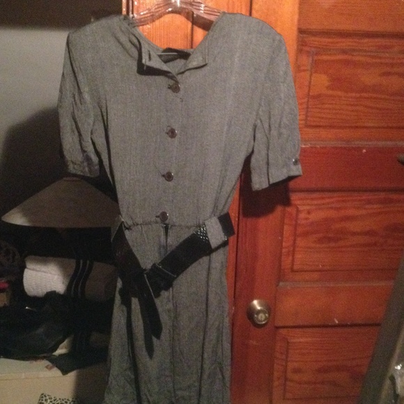 Gray dress
