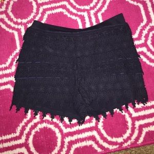Lace shorts