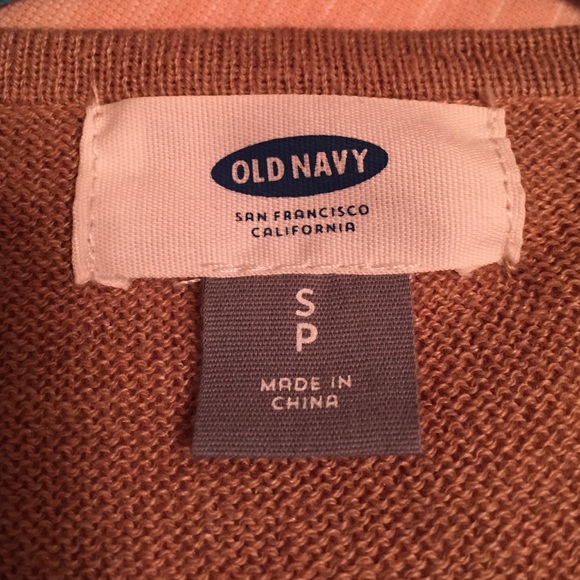 Light Brown/Tan Old Navy Cardigan - Picture 2 of 3