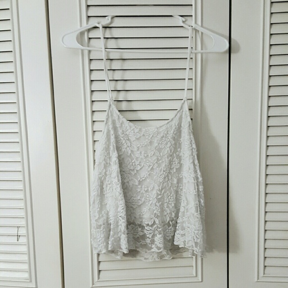 White Lace Tank