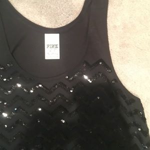 VS Pink Sparkly Tank