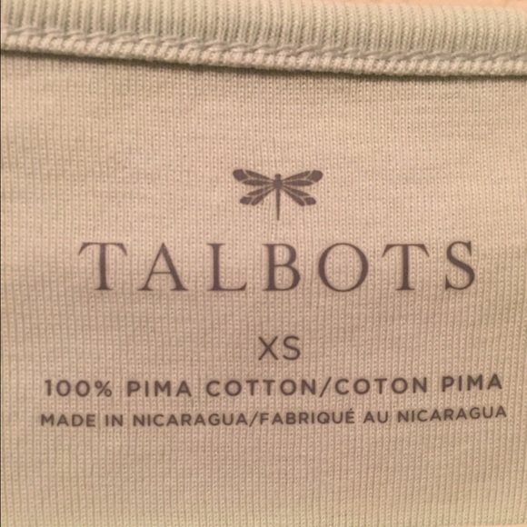XS Talbots Mint Short Sleeve Shirt - Picture 2 of 3
