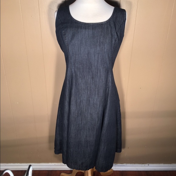 Jean a-line dress