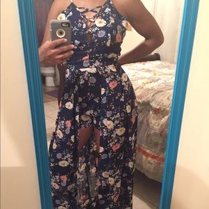 Fashion Nova maxi romper