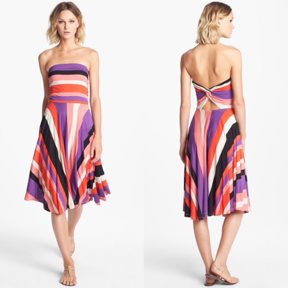 Felicity & Coco Dresses & Skirts - Felicity & Coco strapless striped maxi dress