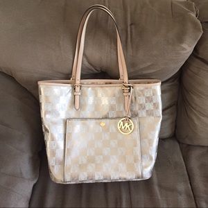 Gold MK Tote