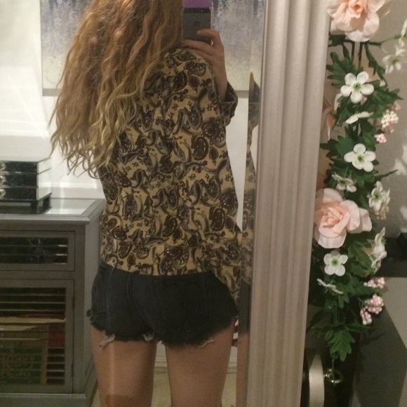 Paisley Corduroy jacket🖤 - Picture 5 of 10