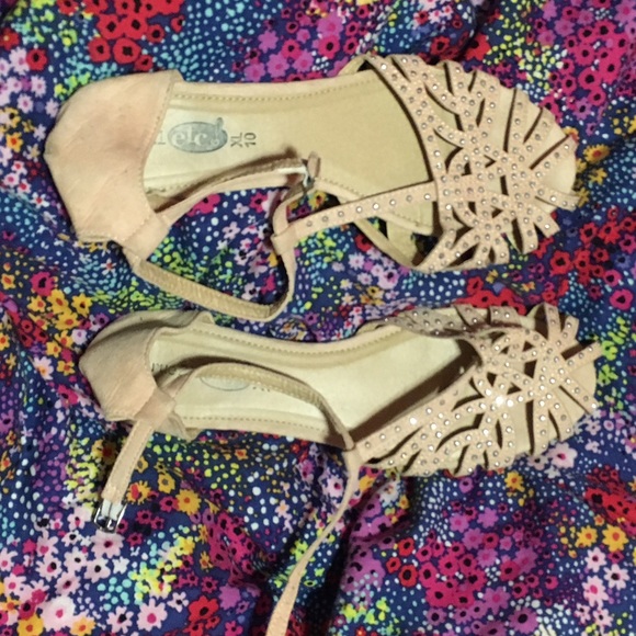 Nude sandals