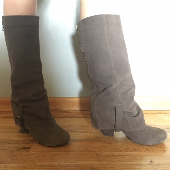Naughty Monkey suede knee high boots 8.5