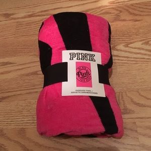 VS Pink Oversized Towel NWT