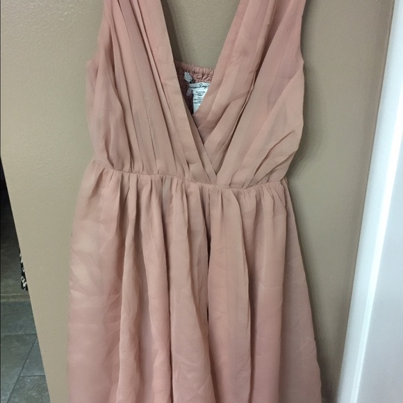 Light blush colored dress only worn once!