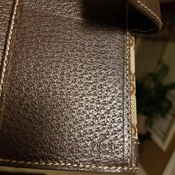 Amazon.com: Gucci Men Gucci Orig GG Canvas Wallet Beige w/Leather Trim