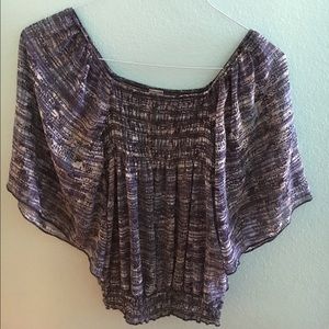 Dark Blue Georgette Blouse