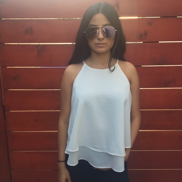 Tops - White blouse.