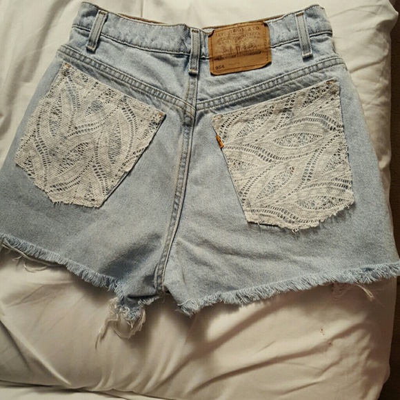 Vintage Levi high waisted shorts
