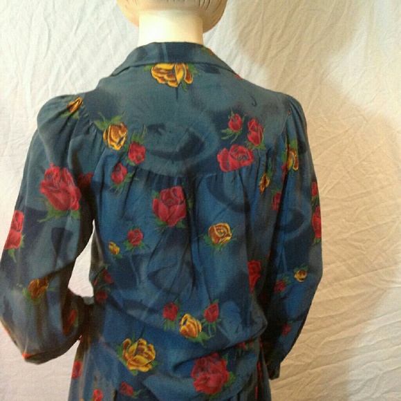 SOLD Dorothy Schoelen Cottage Prairie Chic Skirt Blouse - Picture 4 of 5