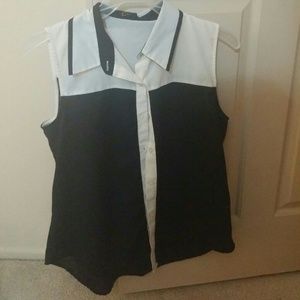 Black and white top