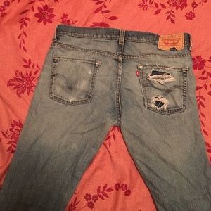 Vintage Levi's straight leg boyfriend jeans