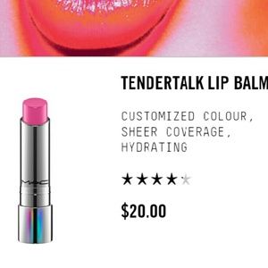 BRAND NEW LIMITED EDITION MAC TENDERTALK LIP BALM