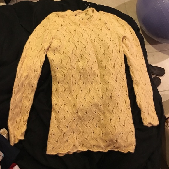 TSE yellow sweater