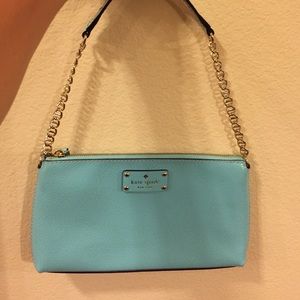 Sky blue Kate Spade shoulder purse