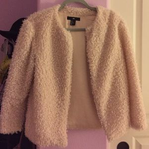 Light pink fluffy coat