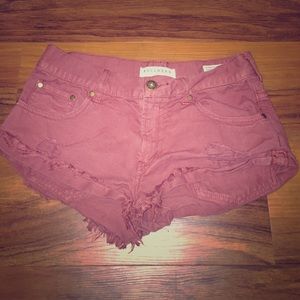Wine colored shorts