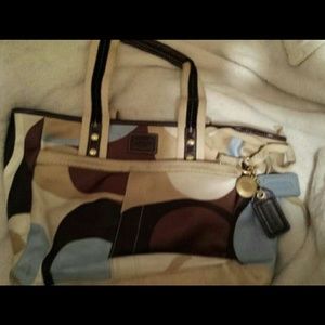 COACH SILK SCARF STYLE BAG