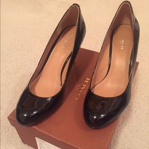 COACH Rileigh Patent Wedges