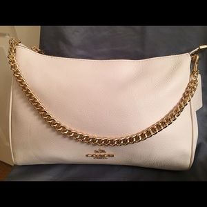 (SOLD) Coach Carrie Pebble Leather Crossbody