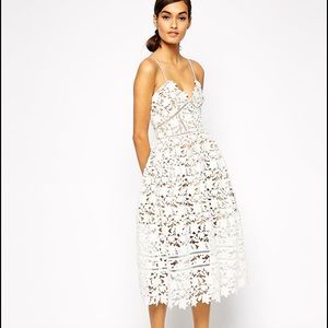 SELF-PORTRAIT AZAELEA WHITE DRESS