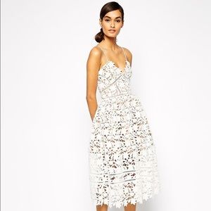 SELF PORTRAIT AZAELEA WHITE DRESS