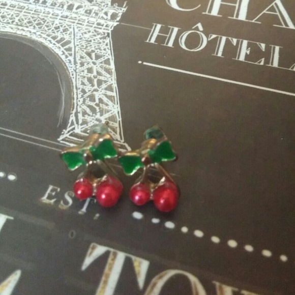 Cherry earrings