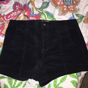 Corduroy High Waisted Shorts