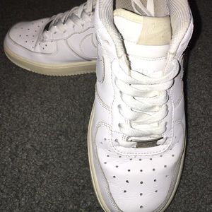 White air force ones