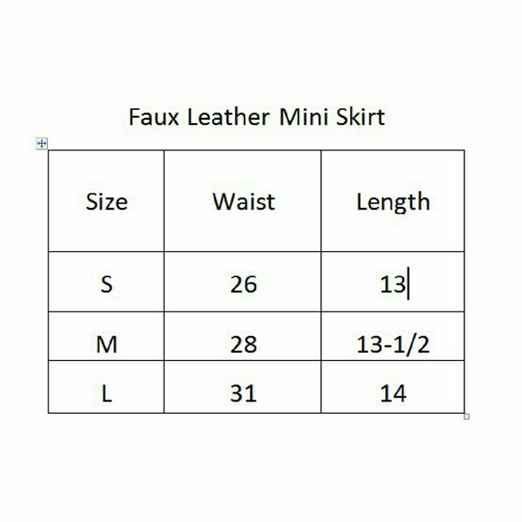 Faux leather mini skirt - Picture 2 of 3