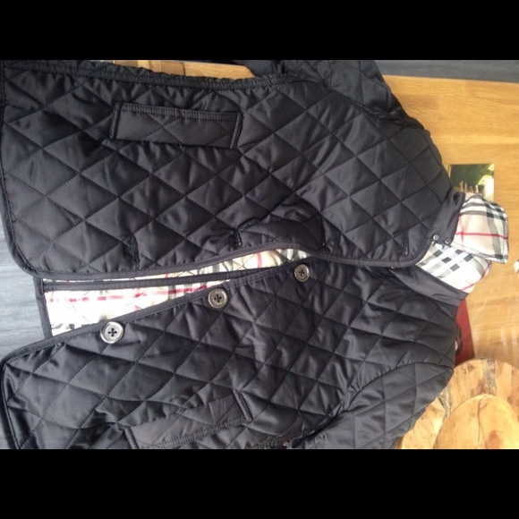 Balck burberry jacket
